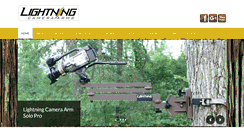 Desktop Screenshot of lightningcameraarms.com